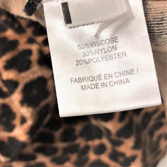 Laura Leopard Print Tunic Top Soft Warm Size XL - Picture 4 of 6